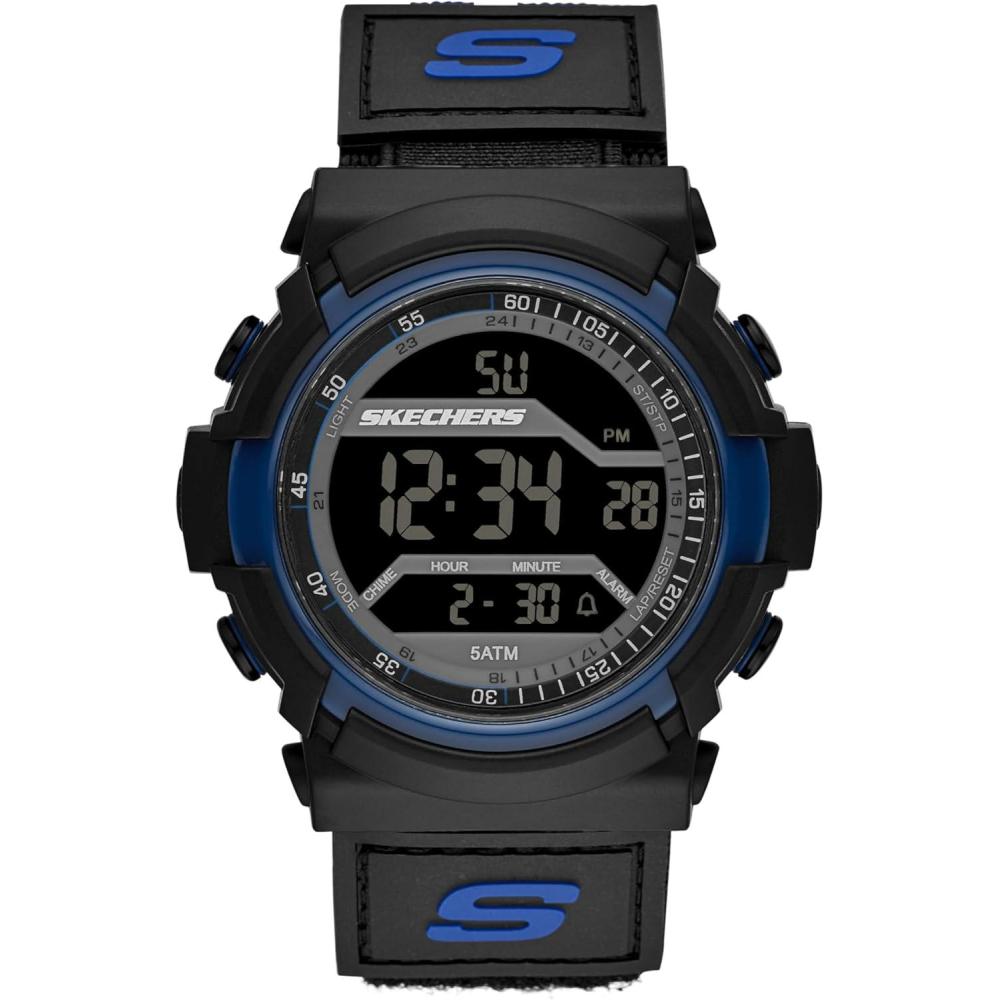 imageSkechers Digital Sports Watch for MenFlournoy Black
