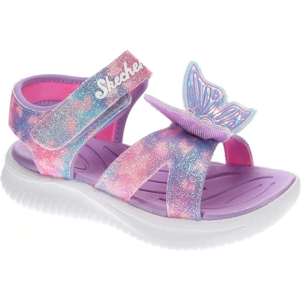 imageSkechers Girl Jumpsters Sandal Butterfly Brites PlateLavenderMulti
