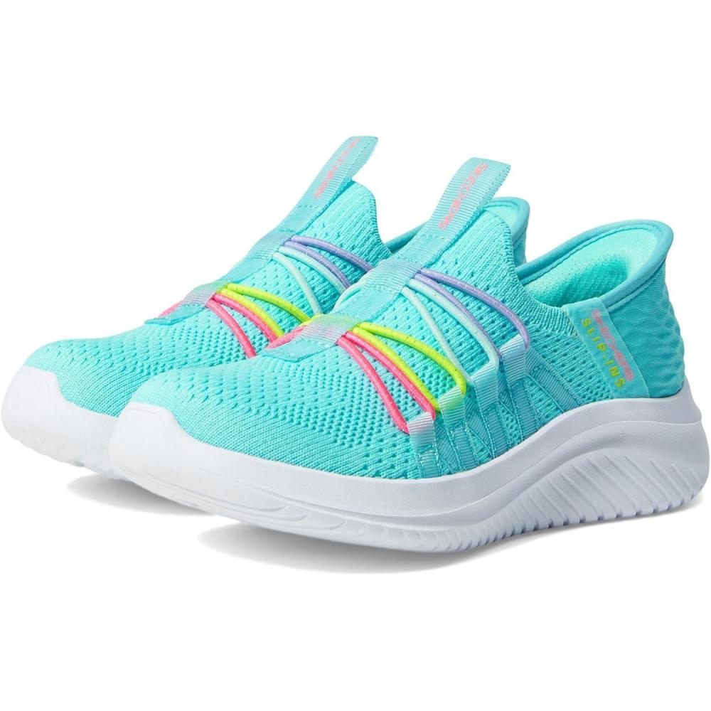 imageSkechers Girls Ultra Flex 30 Bungee FunAquaMulti