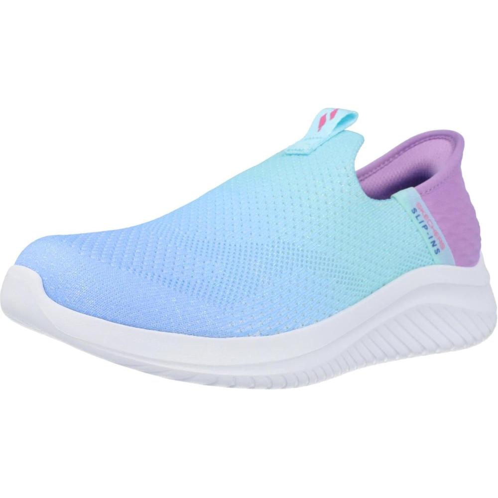 imageSkechers Girls Ultra Flex 30 Color BoostLight BlueLavender