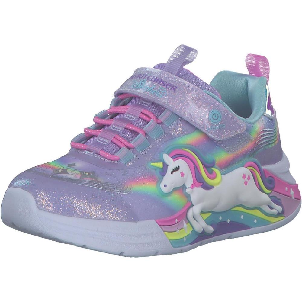 imageSkechers Girls Unicorn ChaserLavenderMulti