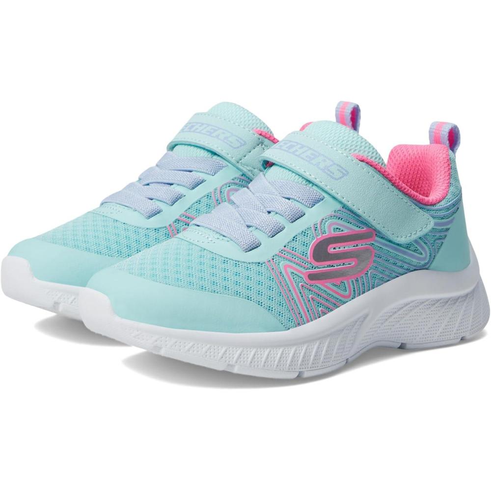 imageSkechers Kids Microspec PlusSwirl Sweet SneakersAquaPink