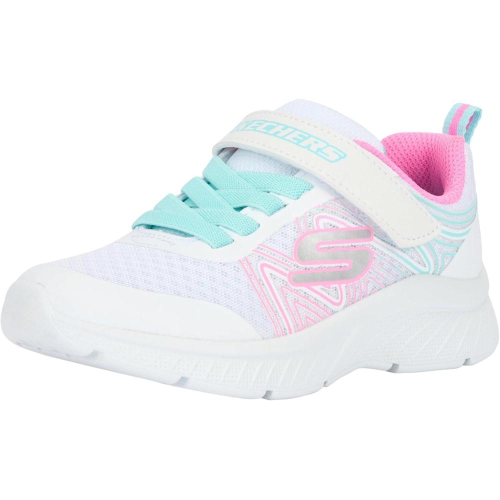 imageSkechers Kids Microspec PlusSwirl Sweet SneakersWhiteMulti