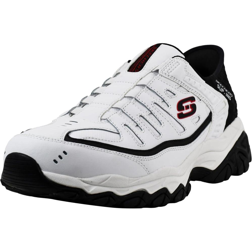imageSkechers Mens Afterburn M Fit Grill CaptainWhiteBlackRed