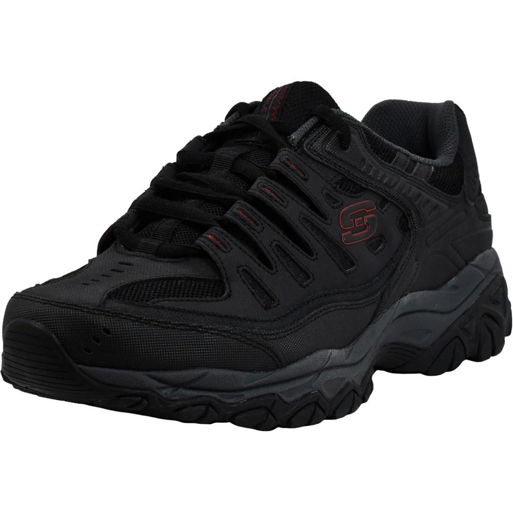 imageSkechers Mens Afterburn M Fit ReprintBlack