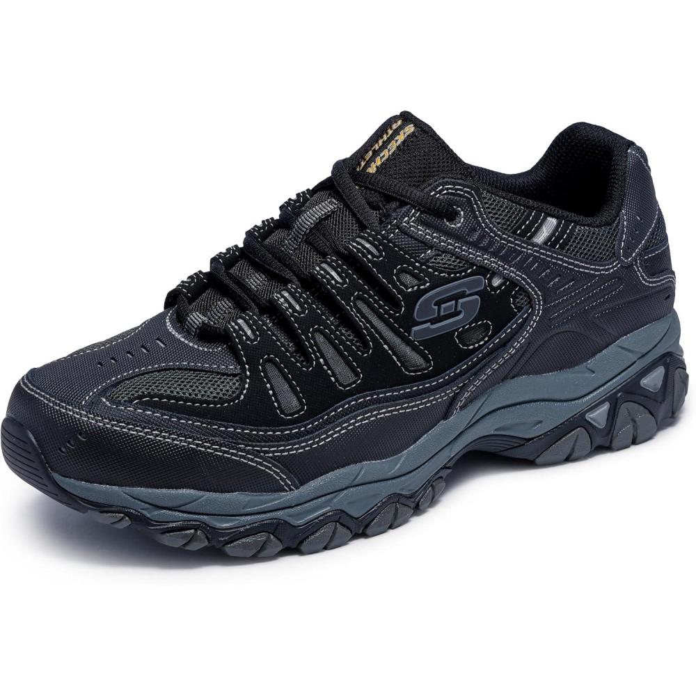imageSkechers Mens Afterburn M Fit ReprintBlackCharcoal