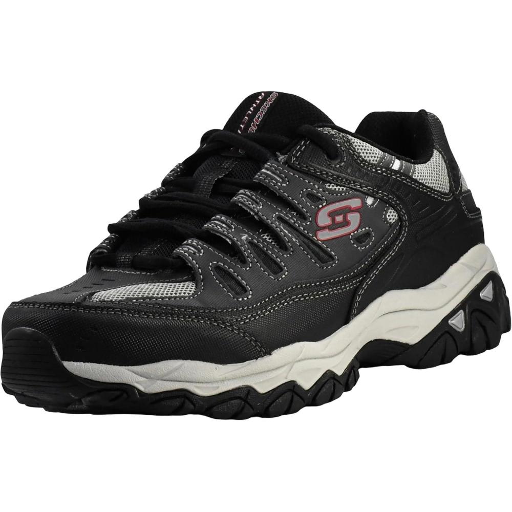 imageSkechers Mens Afterburn M Fit ReprintCharcoalBlack