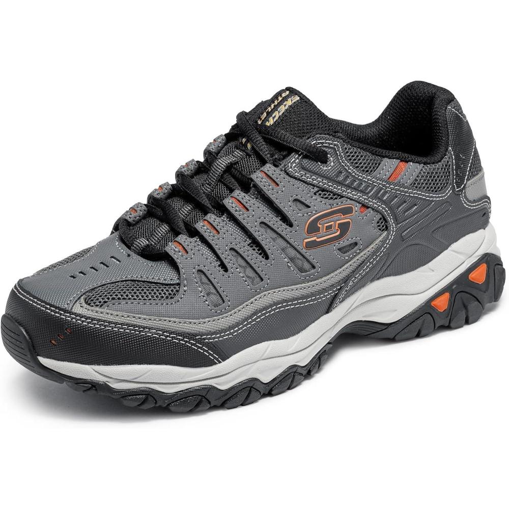imageSkechers Mens Afterburn M Fit ReprintCharcoalGray