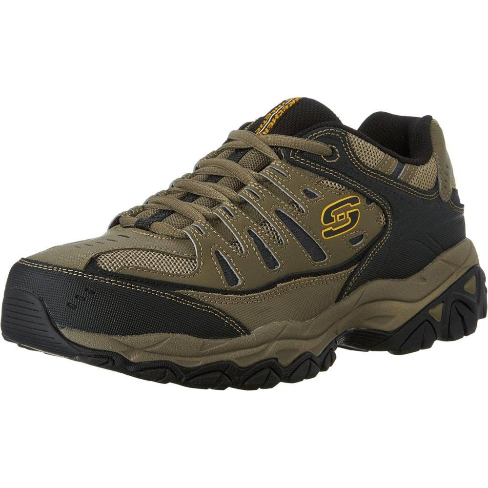 imageSkechers Mens Afterburn M Fit ReprintPebbleBlackPebble