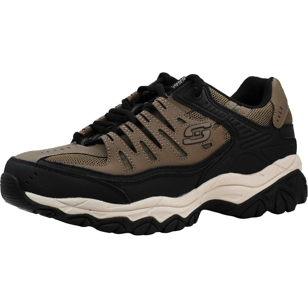 imageSkechers Mens Afterburn M Fit ReprintTaupeBlack