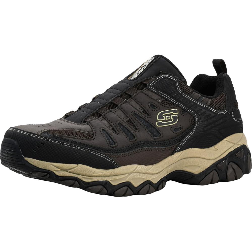 imageSkechers Mens Afterburn M Fit WontedLoaferBrownTaupe