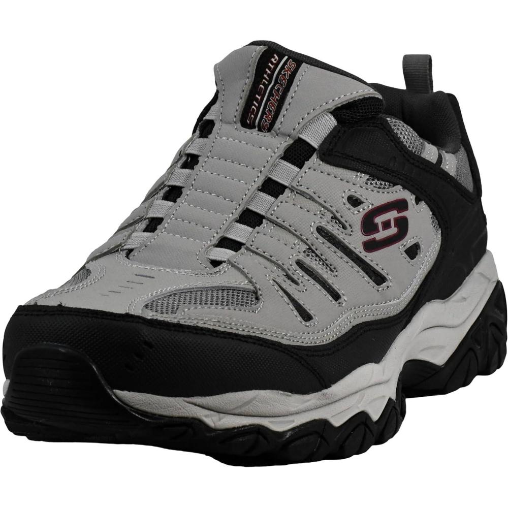 imageSkechers Mens Afterburn M Fit WontedLoaferGreyBlack