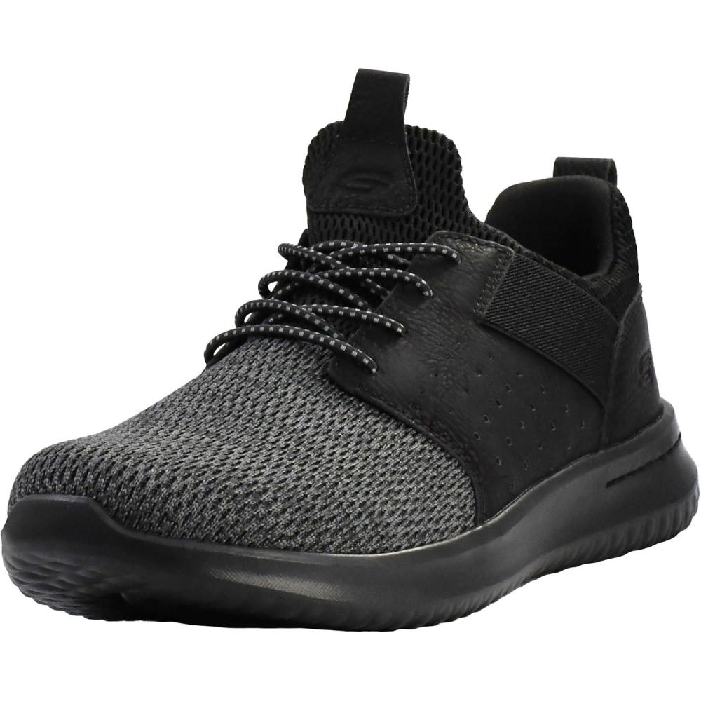 imageSkechers Mens Classic FitDelsonCamden SneakerBlack