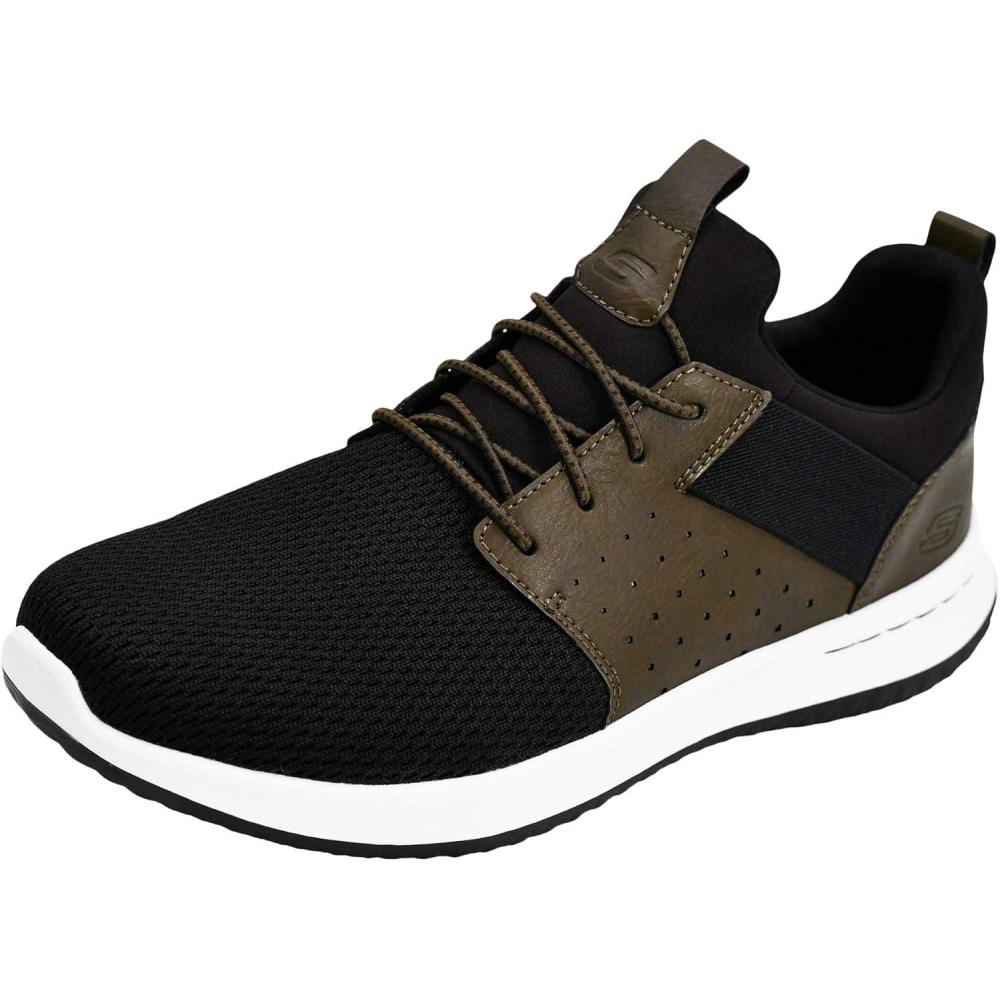 imageSkechers Mens Classic FitDelsonCamden SneakerBlackBrown