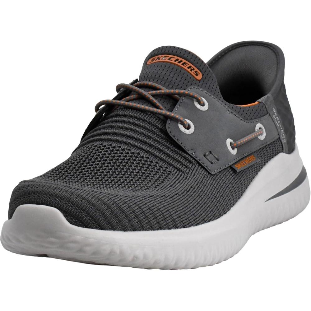 imageSkechers Mens Delson 30 Roth 210606CharcoalOrange