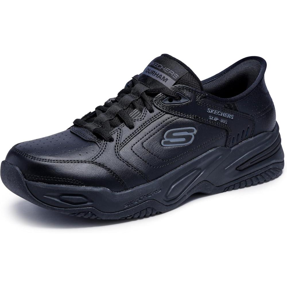 imageSkechers Mens Durham Hands Free SlipinBlack
