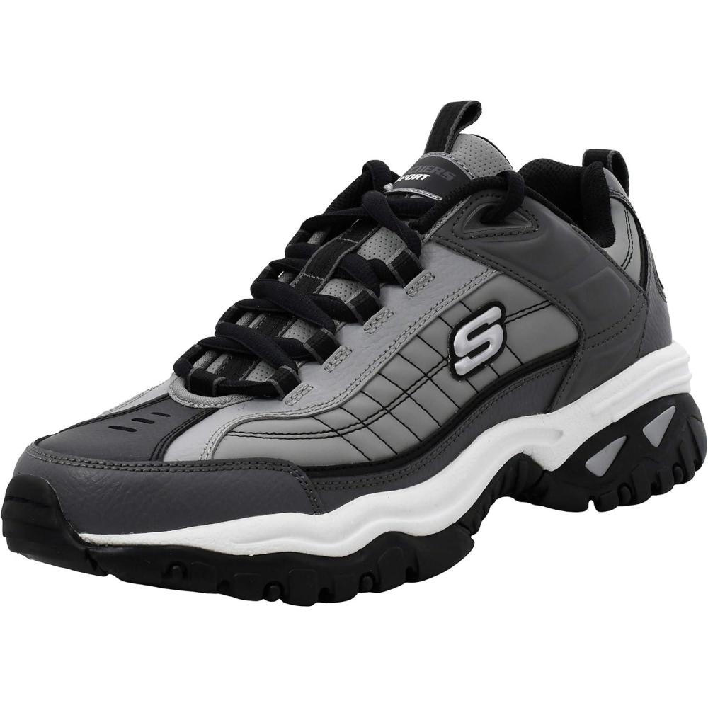 imageSkechers Mens Energy Afterburn SneakersCharcoal