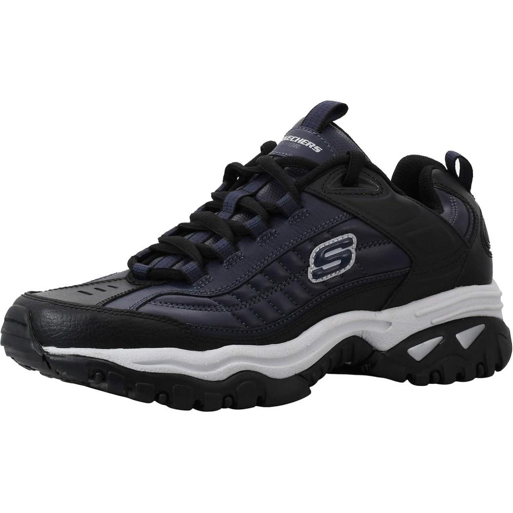 imageSkechers Mens Energy Afterburn SneakersNavyBlack
