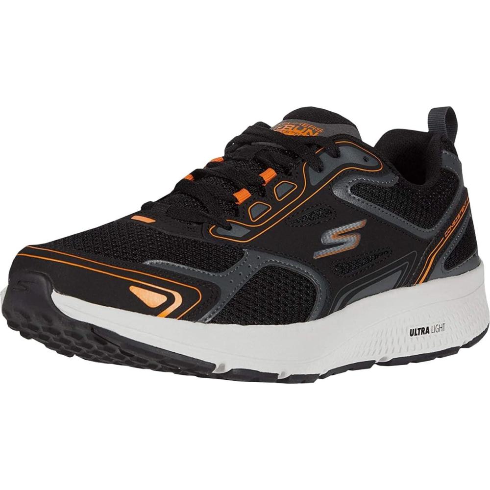 imageSkechers Mens GOrun ConsistentSneakerBlackOrange