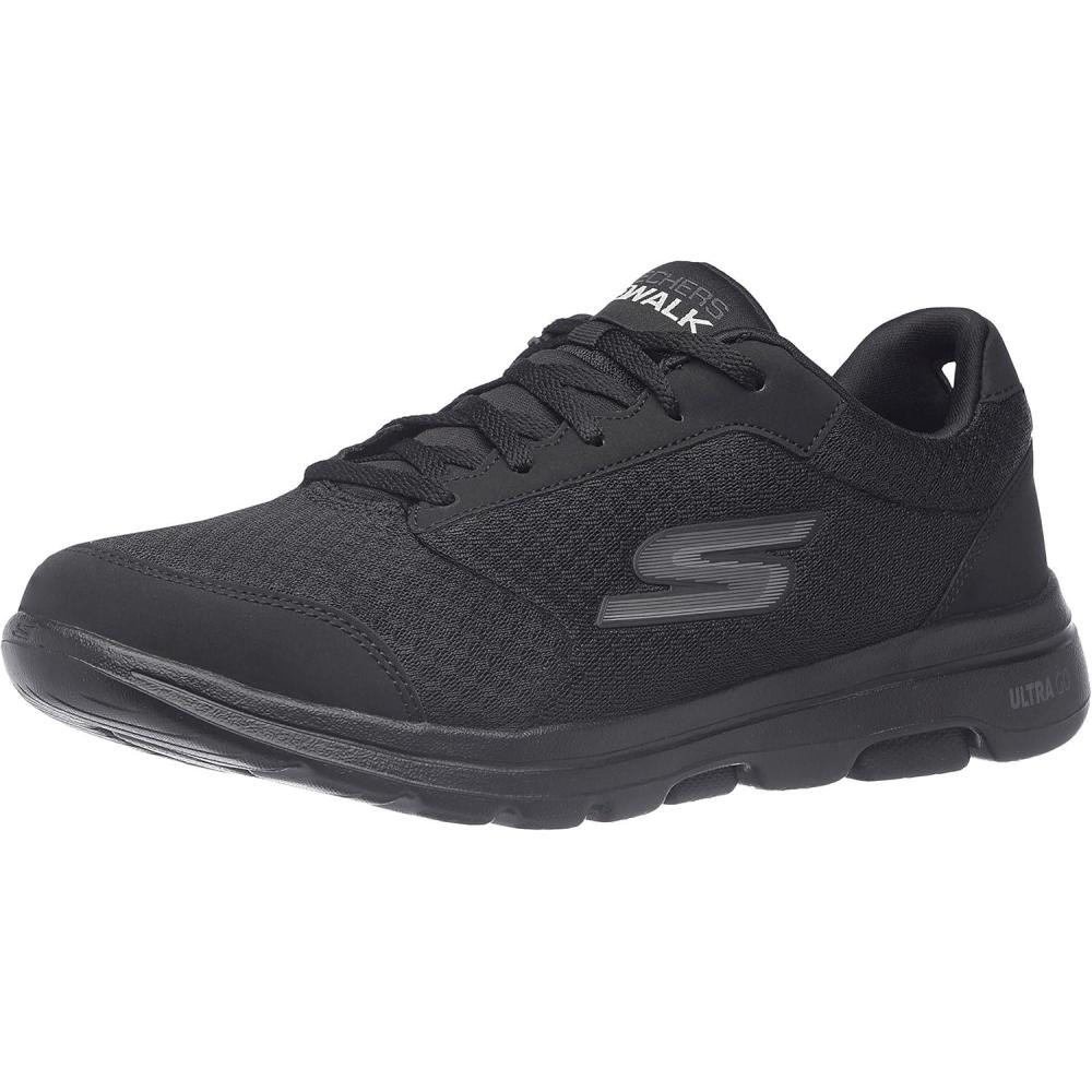 imageSkechers Mens GOrun ConsistentSneakerGo Walk 5 Black Black