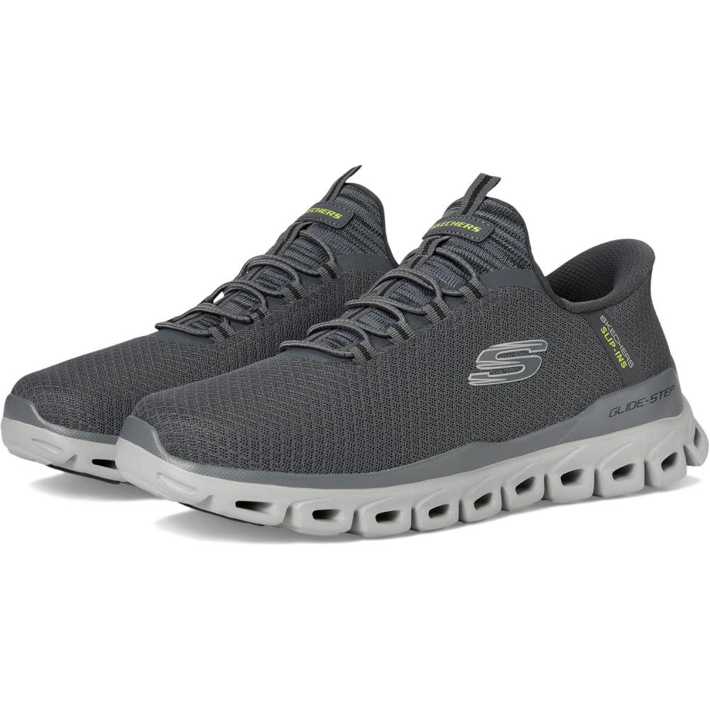 imageSkechers Mens GlideStep Noxus Hands Free SlipinCharcoal