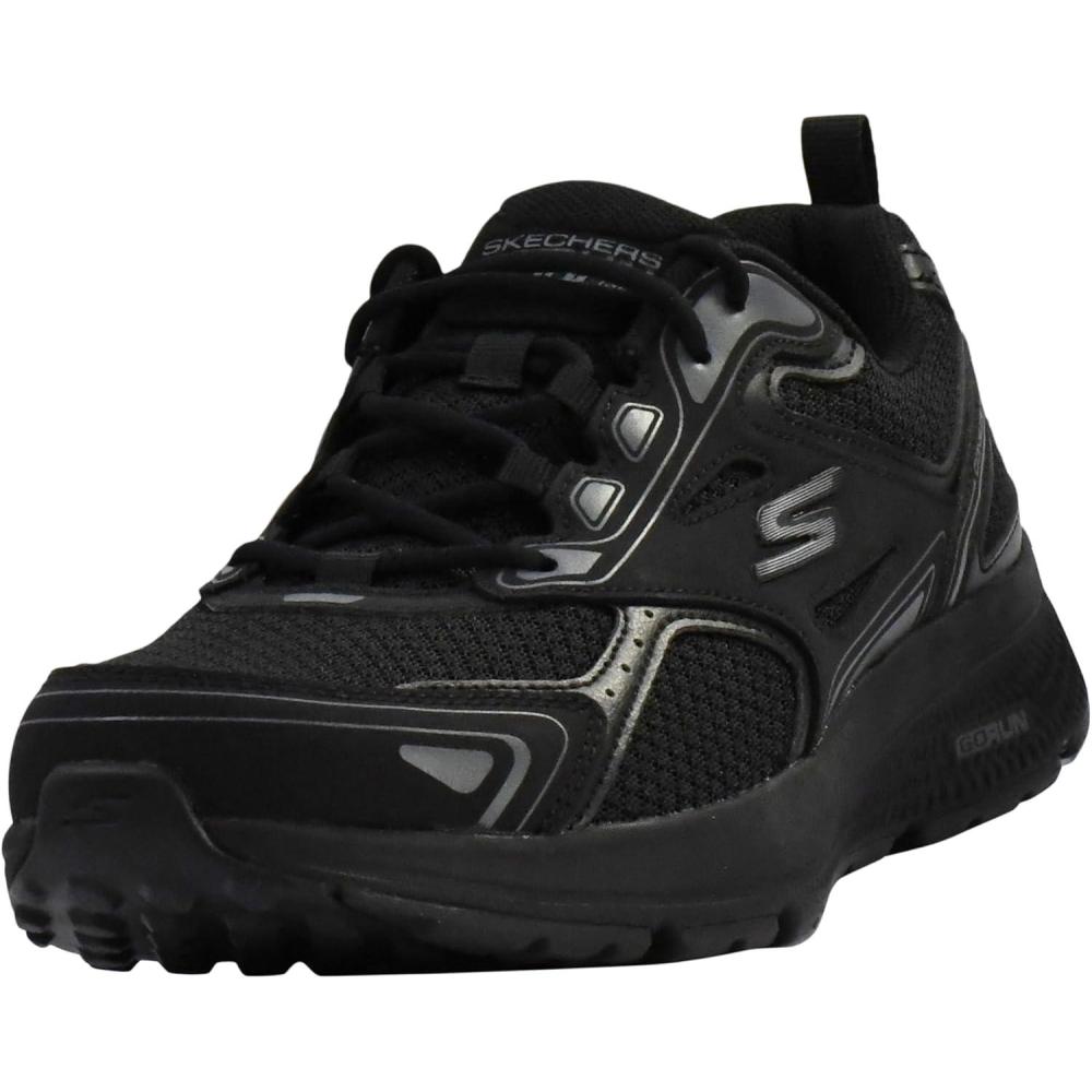 imageSkechers Mens Go Run Consistent Air Cooled Foam Athletic SneakersBlackCharcoal