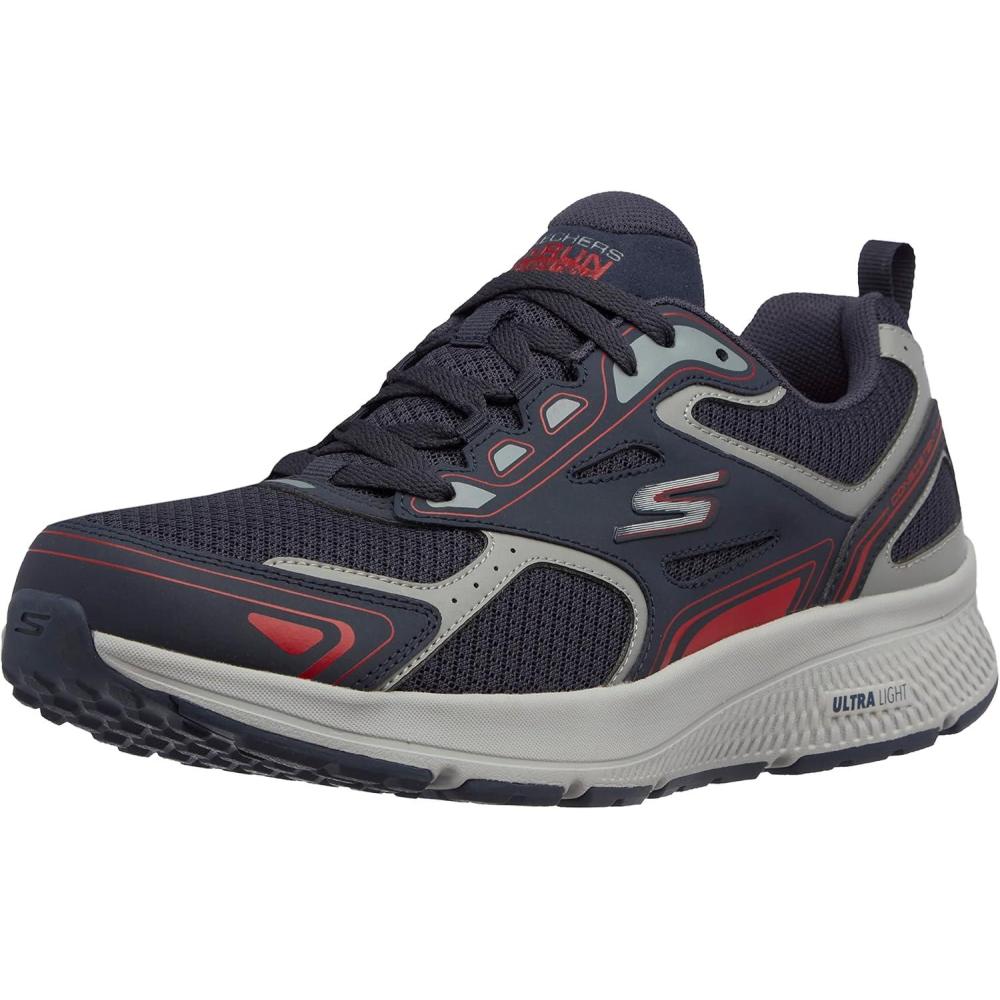 imageSkechers Mens Go Run Consistent Air Cooled Foam Athletic SneakersNavyRed