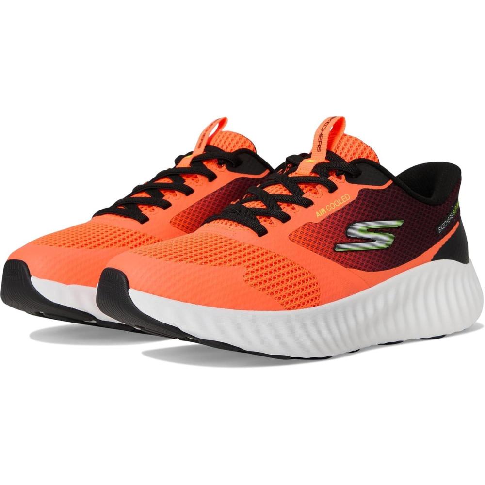 imageSkechers Mens Go Run Now Starfuse Hands Free SlipinsOrangeBlack