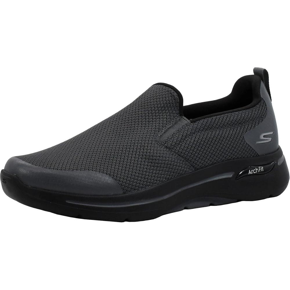 imageSkechers Mens Go Walk Arch Fit Togpath SneakerCharcoalBlack