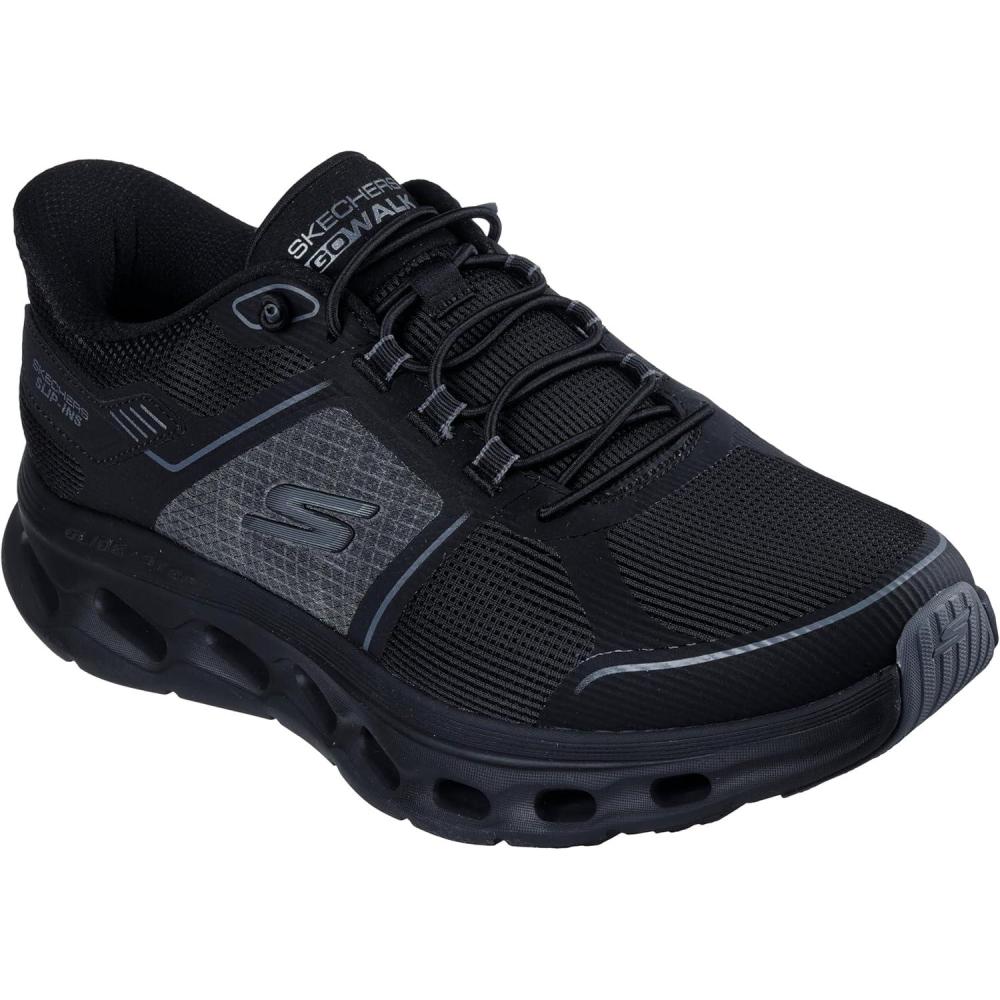 imageSkechers Mens Go Walk Glide Step 20 Zalor Hands Free SlipinsBlackBlack