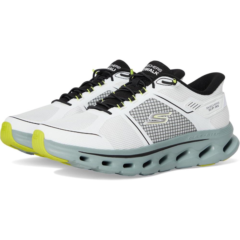 imageSkechers Mens Go Walk Glide Step 20 Zalor Hands Free SlipinsWhiteBlack