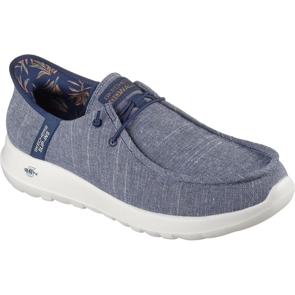 imageSkechers Mens Go Walk Max with Ease Hands Free SlipinsNavy