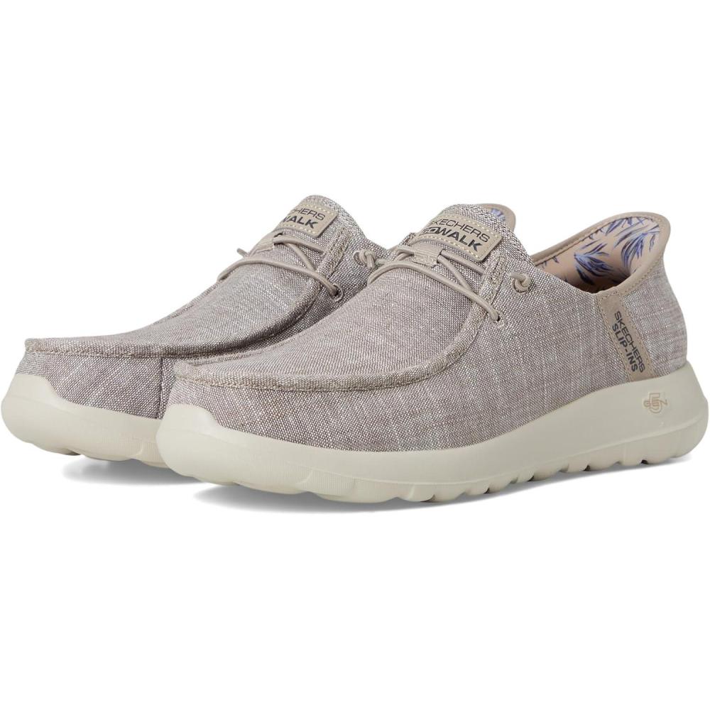 imageSkechers Mens Go Walk Max with Ease Hands Free SlipinsTaupe