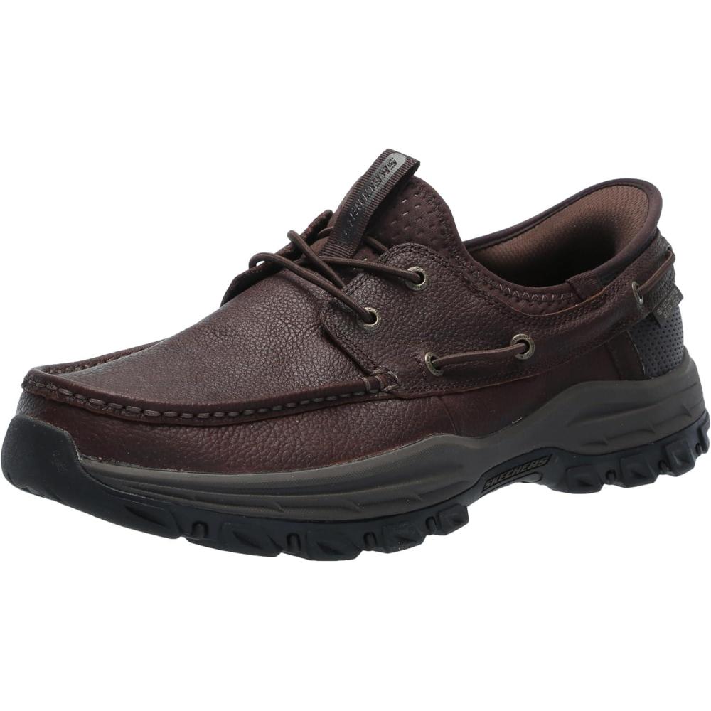 imageSkechers Mens Knowlson Shore Thing Hands Free Slipin Mens Casual Brown 7 Medium US
