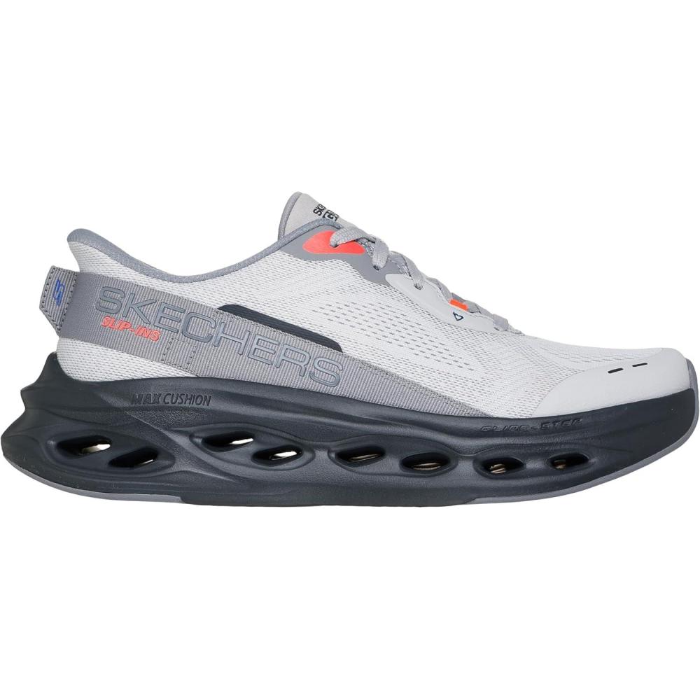 imageSkechers Mens Max Cushioning Glide Step Advert Hands Free SlipinsGrayBlack