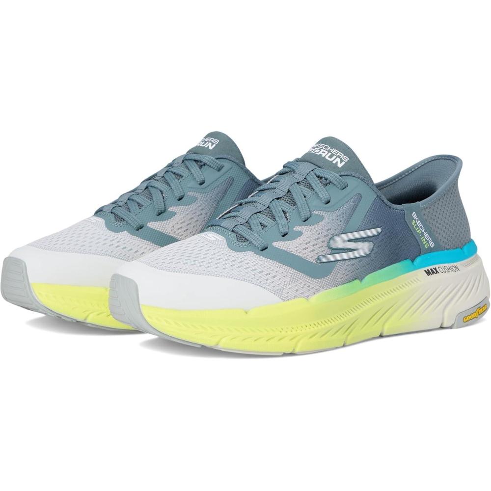 imageSkechers Mens Max Cushioning Premier 20 Ascendant II Hands Free SlipinsGrayMulti