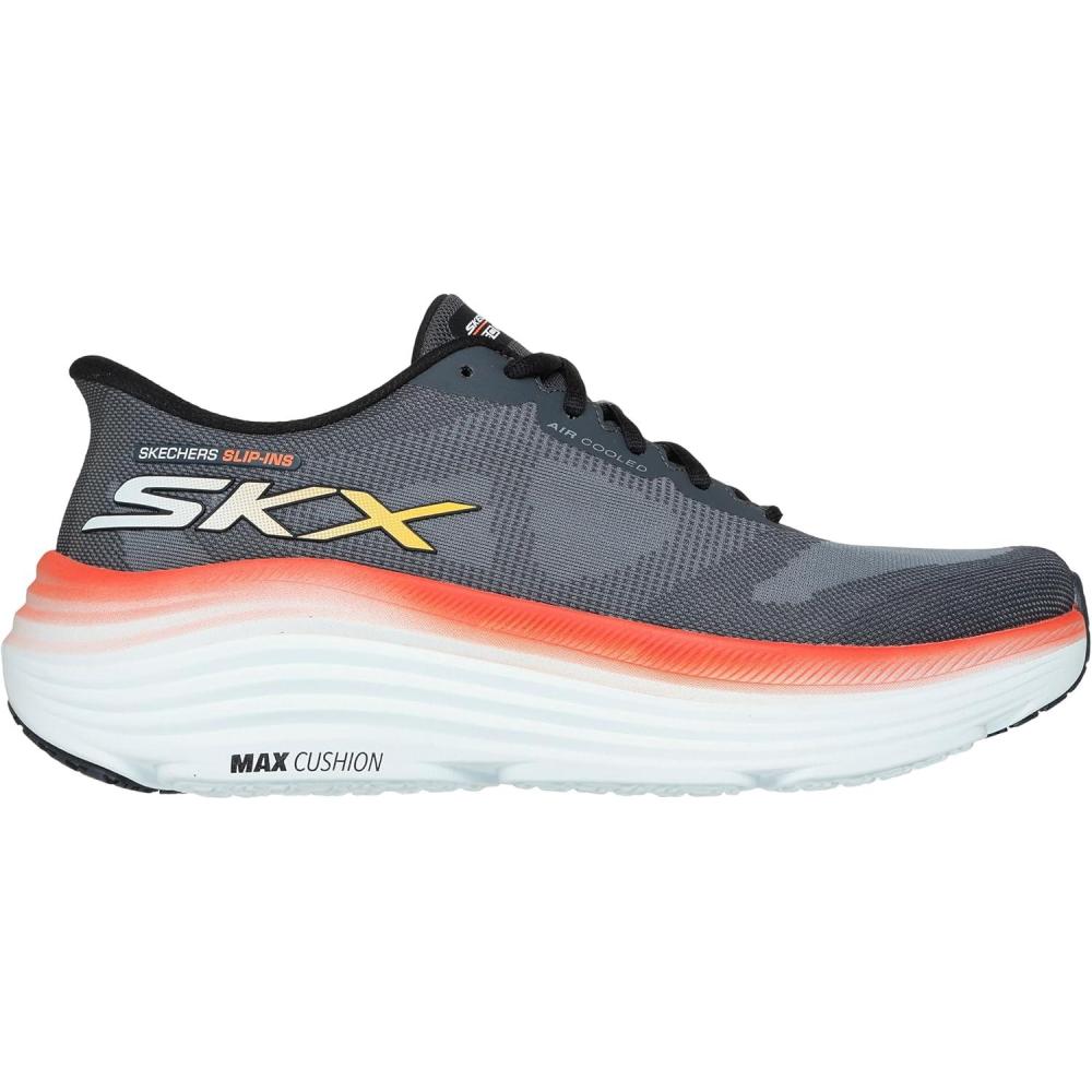imageSkechers Mens Mens Hands Free Slipins Max Cushioning Endeavour Exciton SneakerCharcoalMulti
