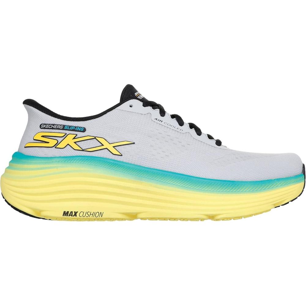 imageSkechers Mens Mens Hands Free Slipins Max Cushioning Endeavour Exciton SneakerWhiteMulti