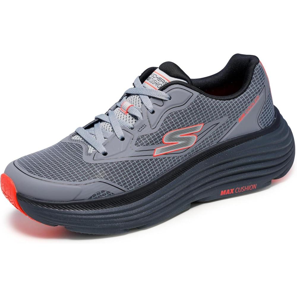 imageSkechers Mens Mens Max Cushioning Endeavour Space Angle SneakerCharcoal