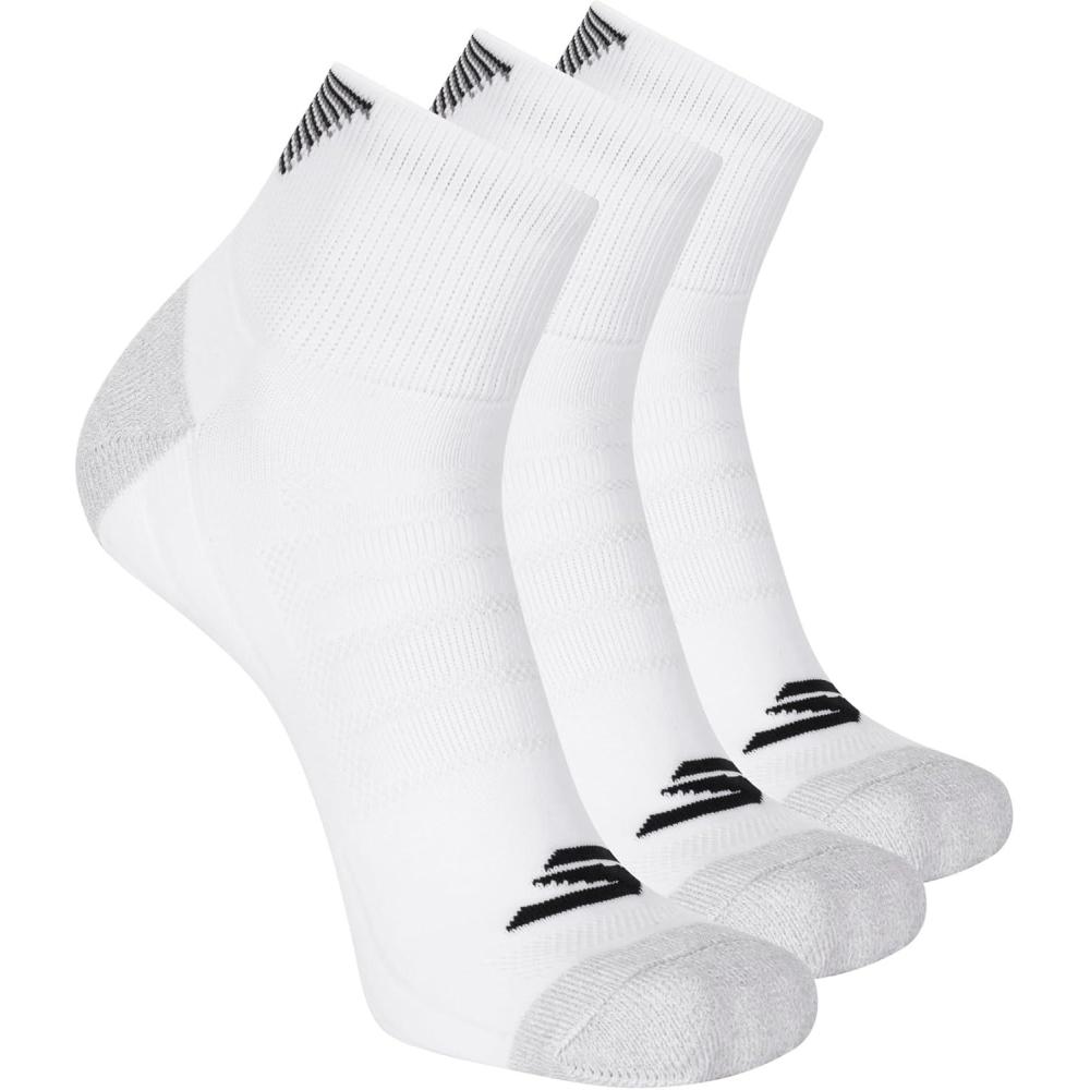 imageSkechers Mens Performance Golf Quarter Crew Socks 3PackWhite
