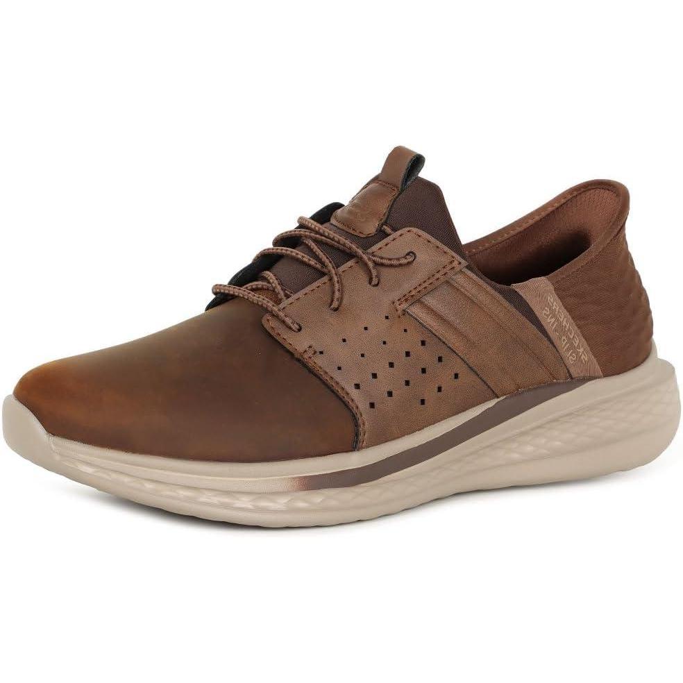 imageSkechers Mens Slade Zachary Hands Free SlipinBrown
