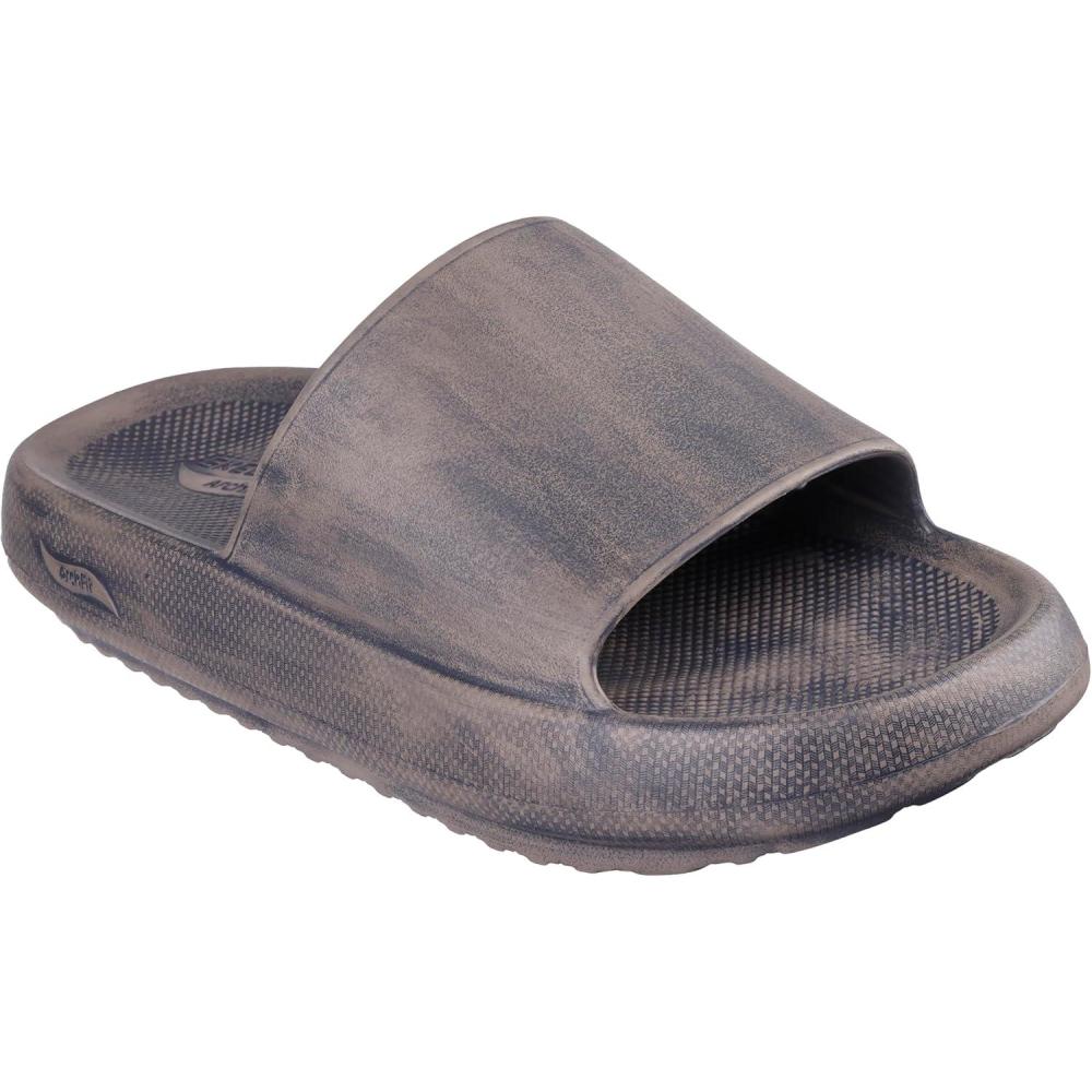 imageSkechers Mens Slide SandalKhaki