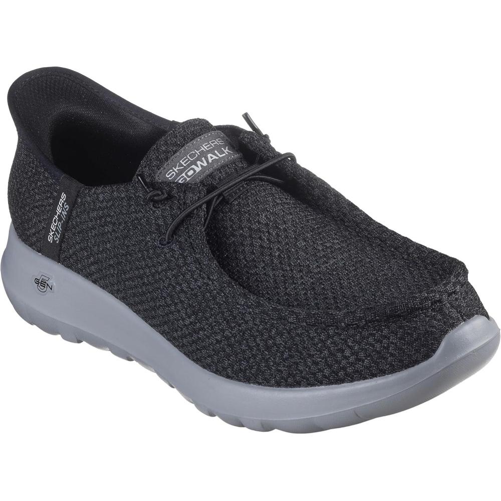 imageSkechers Mens Slip Ins Go Walk Max Free HandsBlackGrey