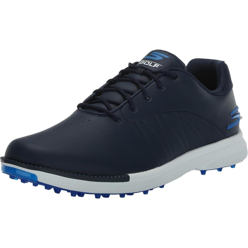 imageSkechers Mens Tempo Spikeless Waterproof Lightweight Golf ShoeNavyBlue