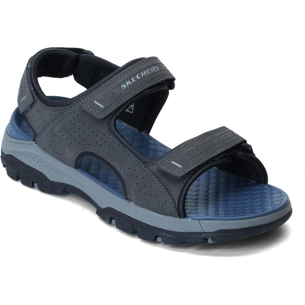 imageSkechers Mens TresmenGaro Open Toe Water SandalCharcoal