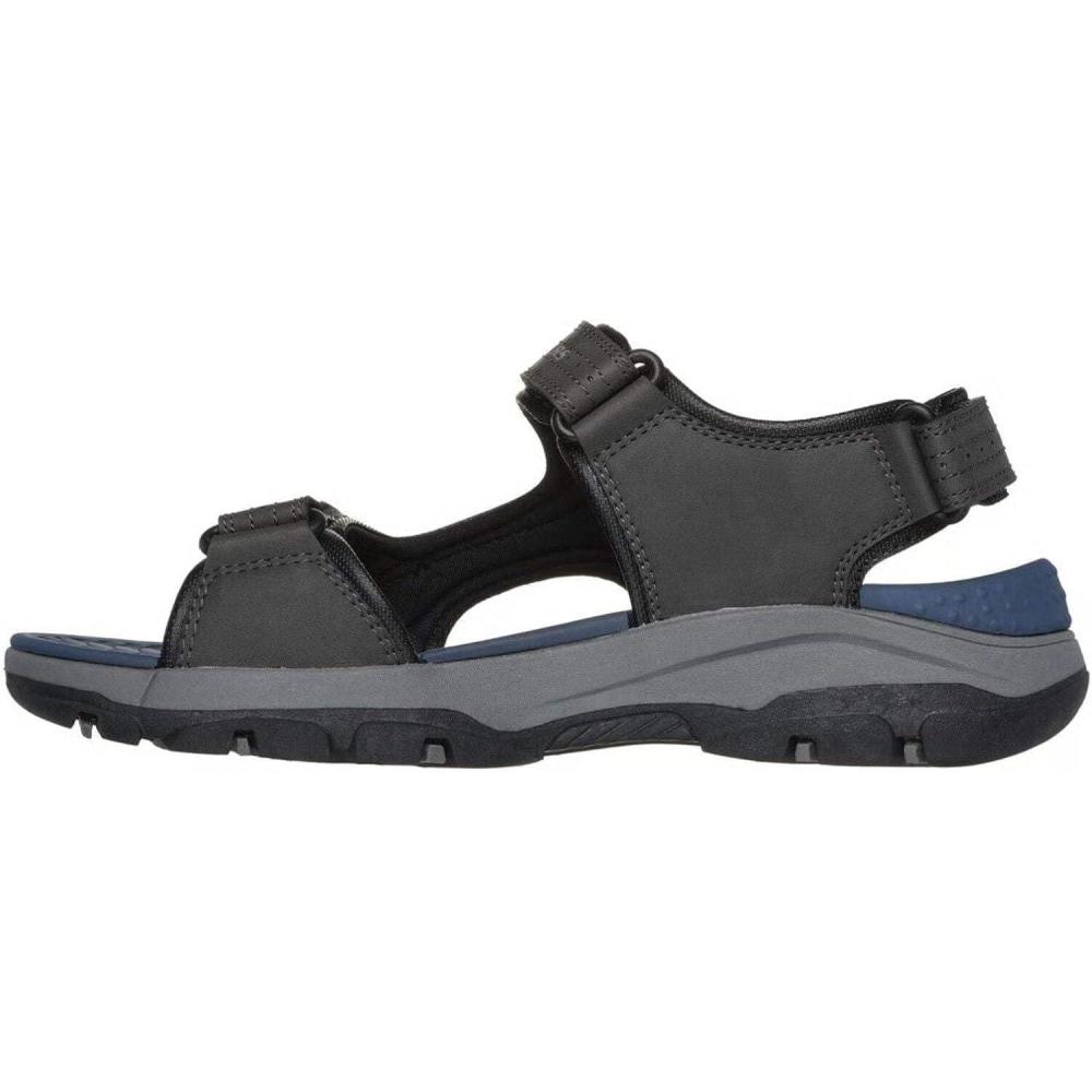 imageSkechers Mens TresmenGaro Open Toe Water SandalCharcoal Synthetic