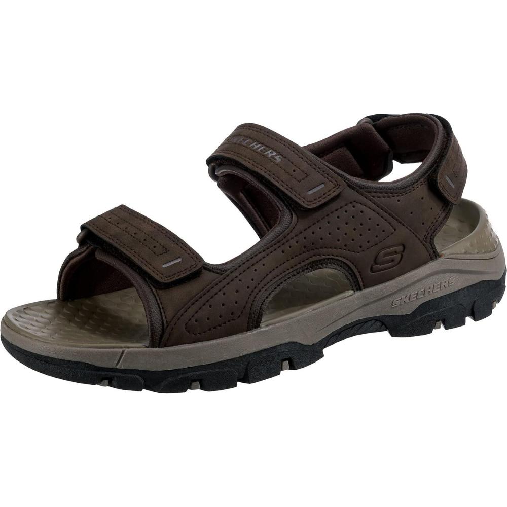 imageSkechers Mens TresmenGaro Open Toe Water SandalChocolate