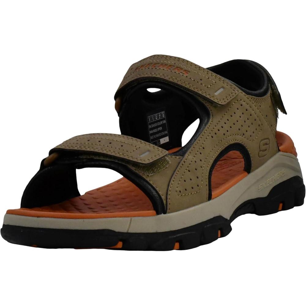 imageSkechers Mens TresmenGaro Open Toe Water SandalTan