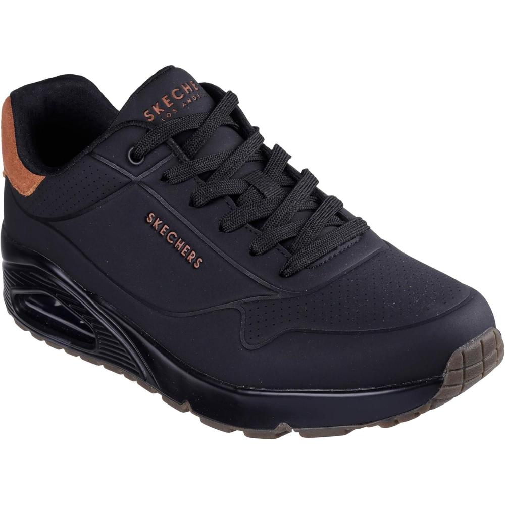 imageSkechers Mens Uno Suited on AirBlackBlack