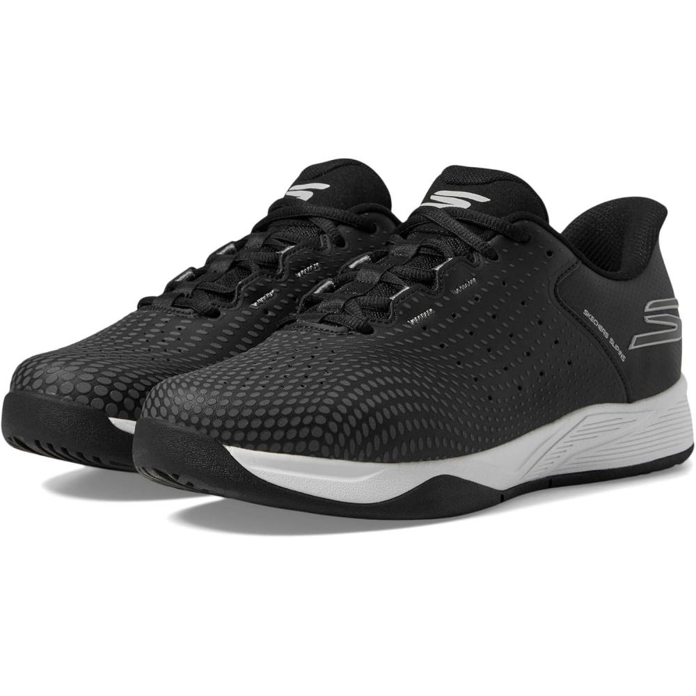 imageSkechers Mens Viper Court ReloadBlackWhite